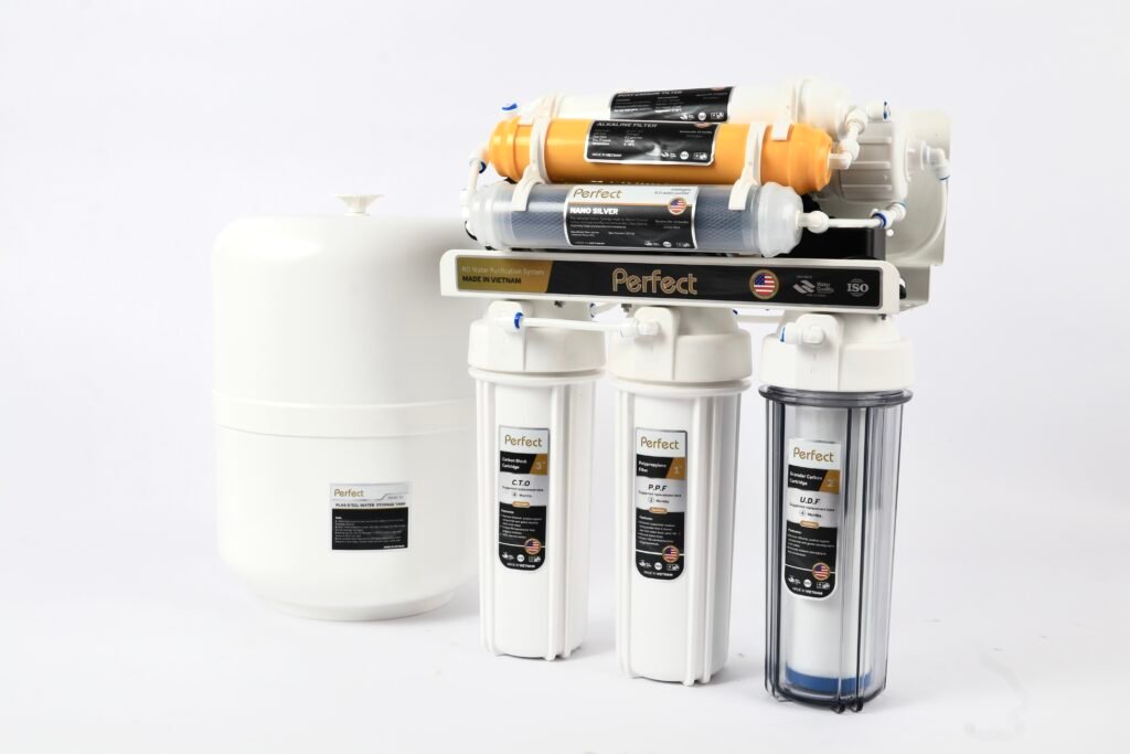 فلتر ماء 7 مراحل فيتنامي إنتاجية 100جالون بتقنية النانو سيلفر